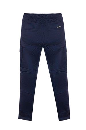 Pantalone cargo in cotone blu STATE OF ORDER | SP26019E044